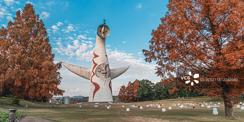 万博公园太阳塔图片素材