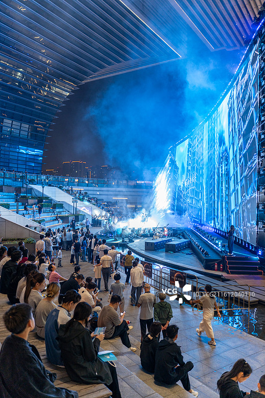 常州文化广场超级野生演唱会图片素材