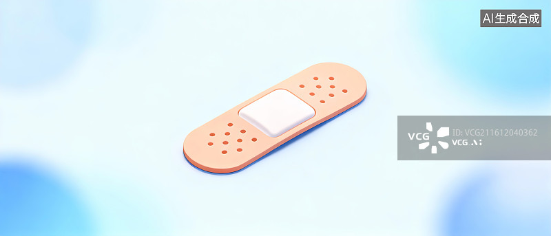 【AI数字艺术】创可贴特写图片素材