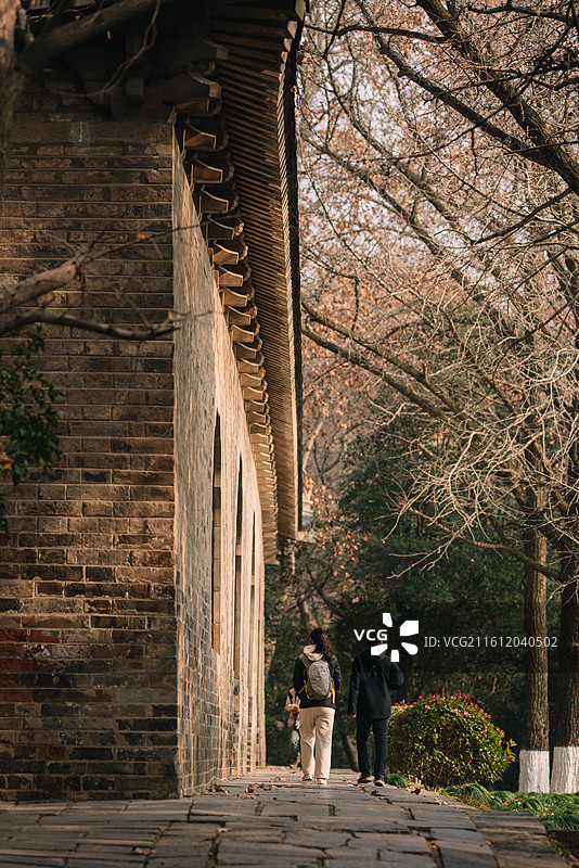 南京钟山风景区灵谷寺无梁殿图片素材