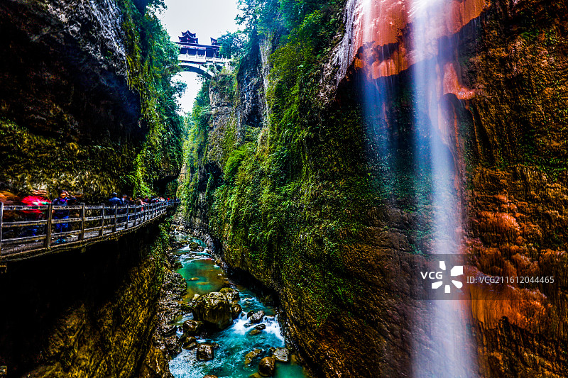 恩施大峡谷图片素材