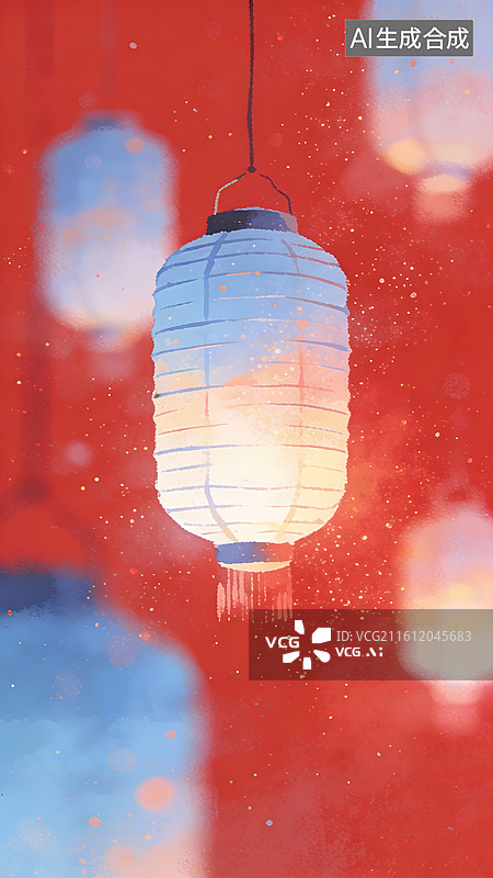 【AI数字艺术】中国传统元素，跨年，马年，喜鹊，灯笼，烟火，梅花，长城，仙鹤，饺子图片素材