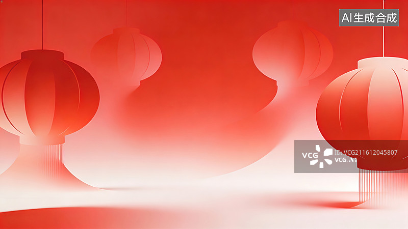 【AI数字艺术】中国传统元素，跨年，马年，喜鹊，灯笼，烟火，梅花，长城，仙鹤，饺子图片素材