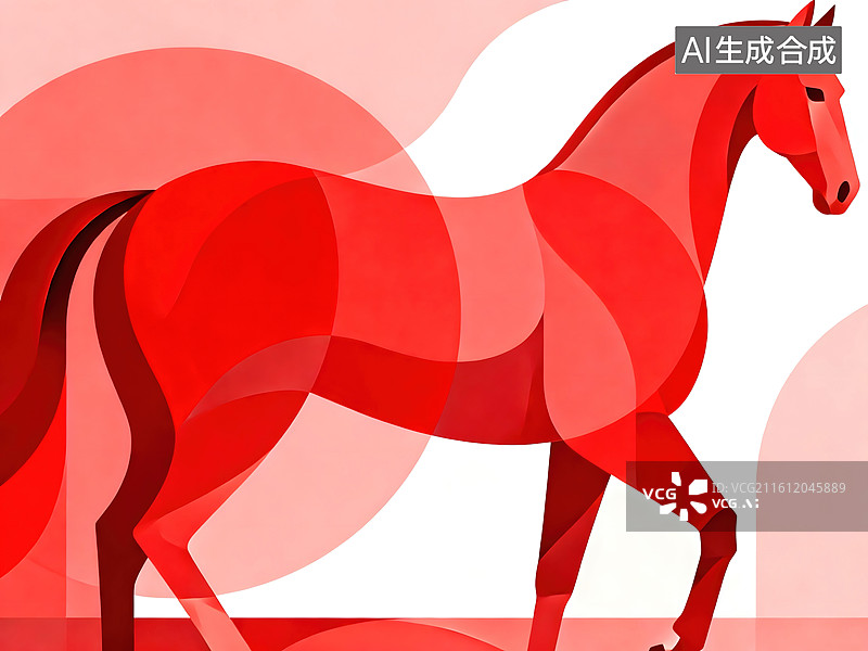 【AI数字艺术】中国传统元素，跨年，马年，喜鹊，灯笼，烟火，梅花，长城，仙鹤，饺子图片素材