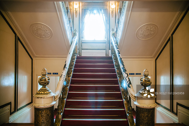 吉林长春伪满皇宫博物院缉熙楼图片素材