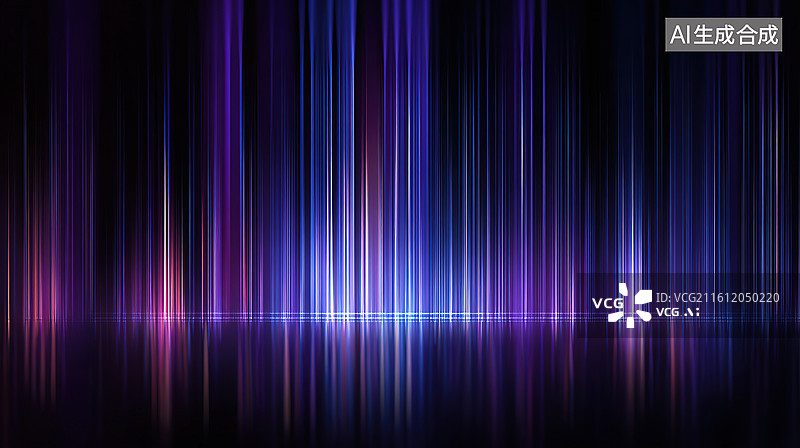 【AI数字艺术】紫色光束抽象背景图片素材