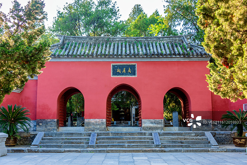 中国河南南阳卧龙岗武侯祠图片素材