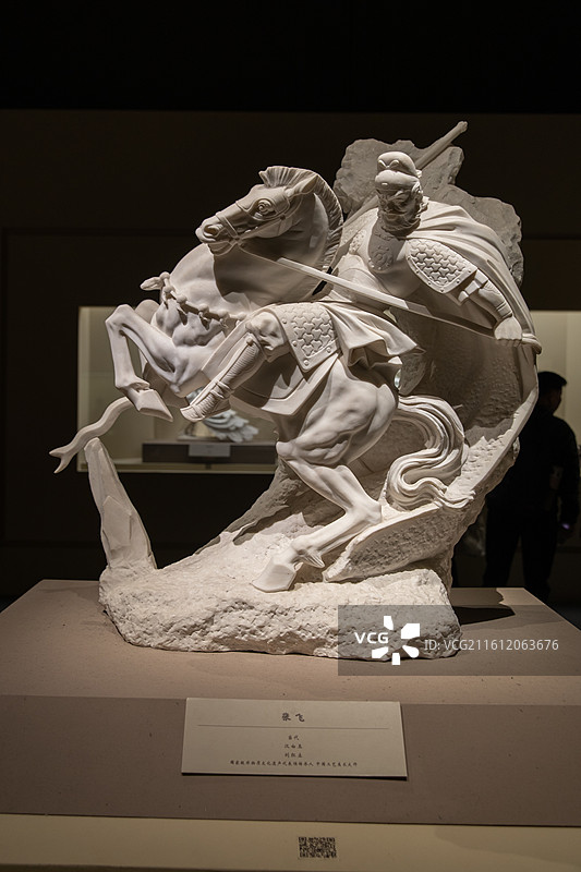 张飞雕塑图片素材