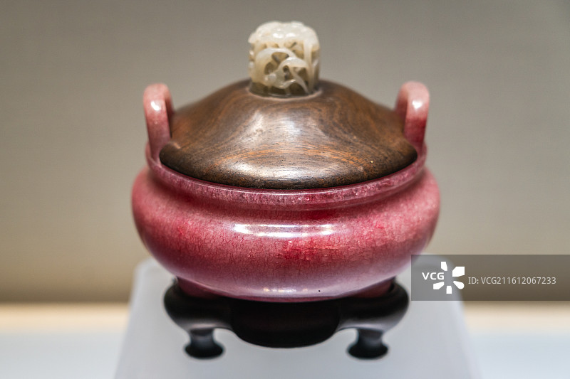 芙蓉石炉（清）故宫博物院藏 珍宝馆图片素材