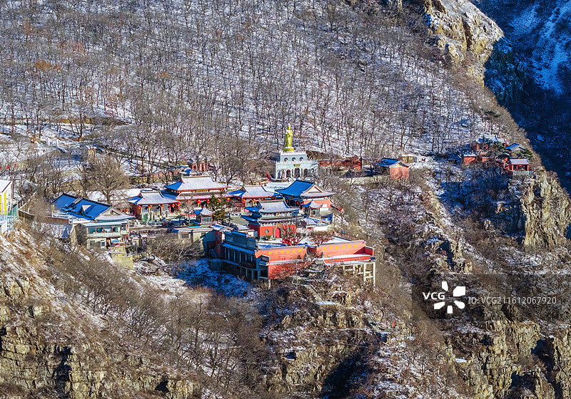 自贸区大连片区金普新区大黑山响水寺北国冰雪图片素材