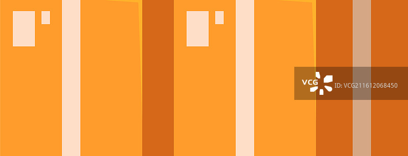 一叠准备发货的纸板箱图片素材