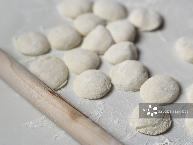 春节立冬冬至包水饺图片素材