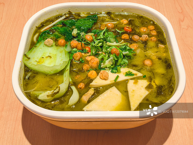 一碗酸菜面图片素材