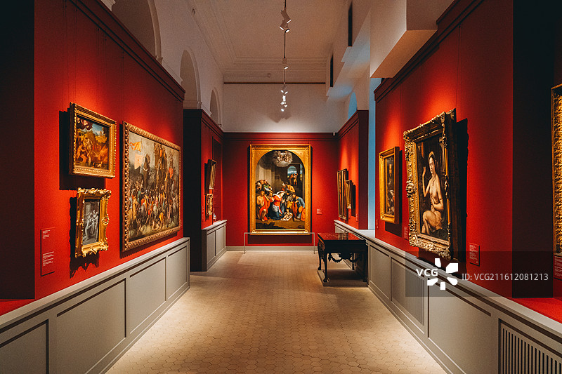 莫斯科普希金国家艺术博物馆，世界名画图片素材