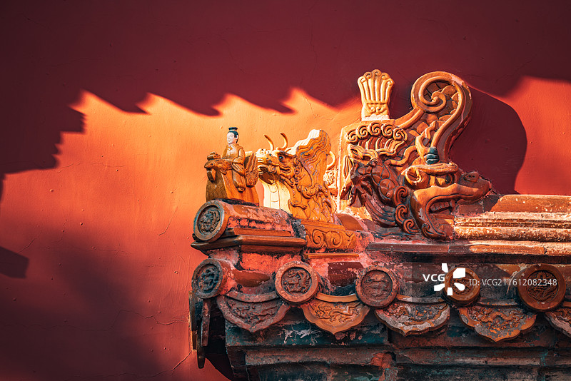 故宫里的光与影图片素材