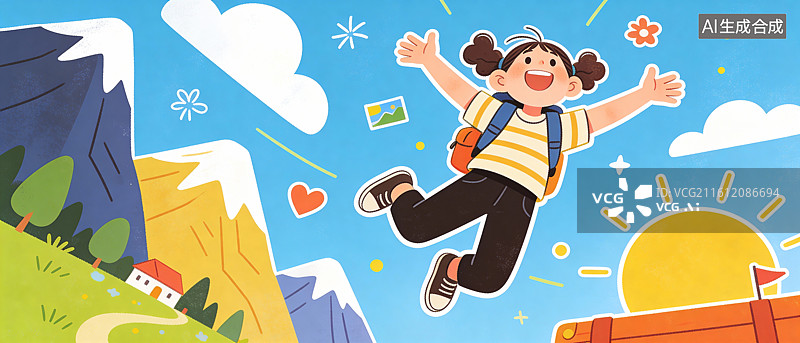 【AI数字艺术】旅行的人图片素材