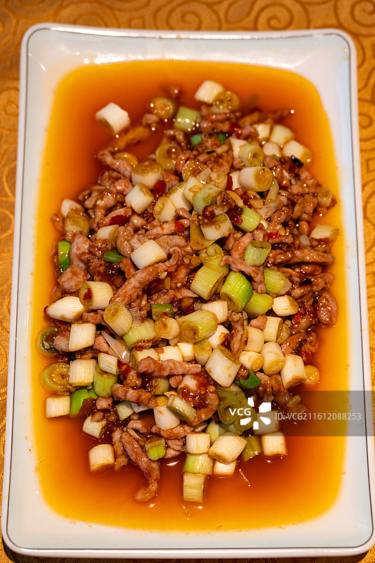 重庆特色菜肴鱼香肉丝图片素材