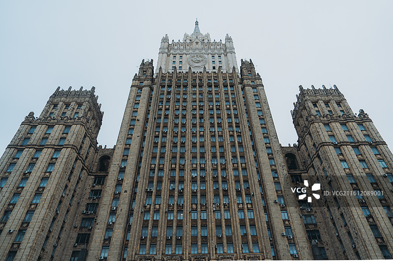 俄罗斯外交部大楼图片素材
