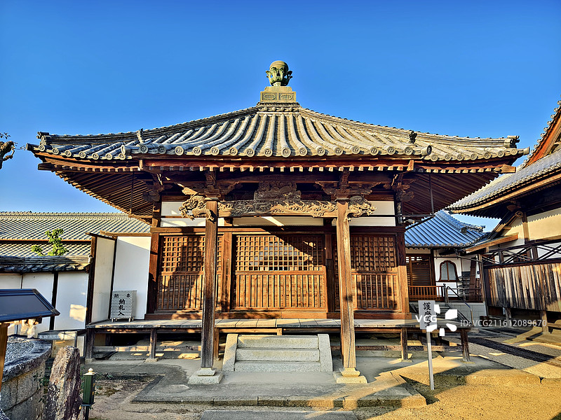日本香川县赞岐市，长尾寺（四国遍路第八十七号札所）图片素材