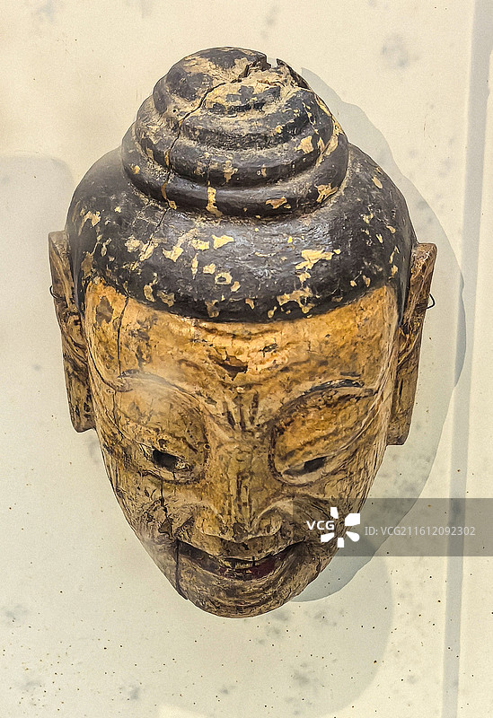 道真中华仡佬文化博物馆藏品 ，贵州仡佬族傩文化藏品，傩面具，傩文化剪纸，傩文化雕版图片素材