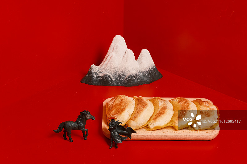 闽南古早味 油葱咸馅饼  馅饼 饼图片素材