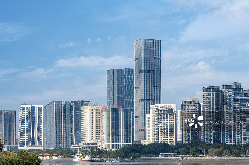 福州闽江公园现代建筑景观图片素材