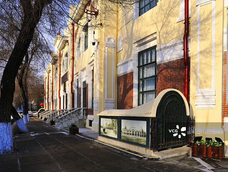 红军街50号-原俄罗斯商场旧址建于1906年，现为黑龙江省博物馆（五）图片素材