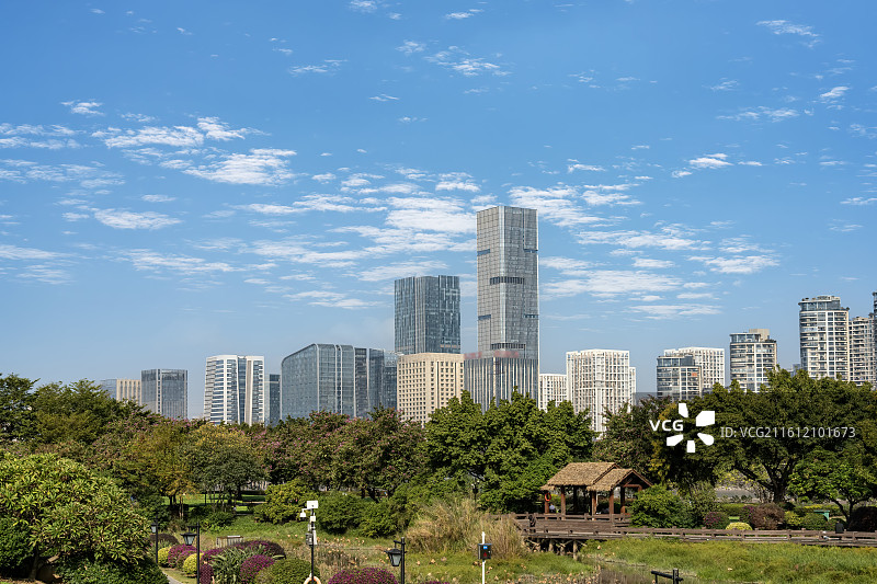 福州闽江公园现代建筑景观图片素材