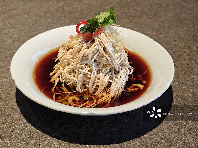 扬州早茶烫干丝图片素材