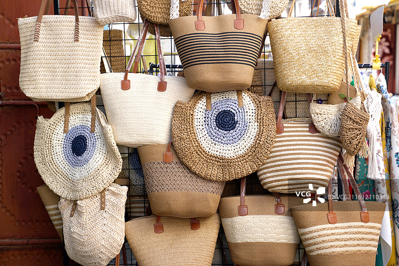 草编工艺品图片素材