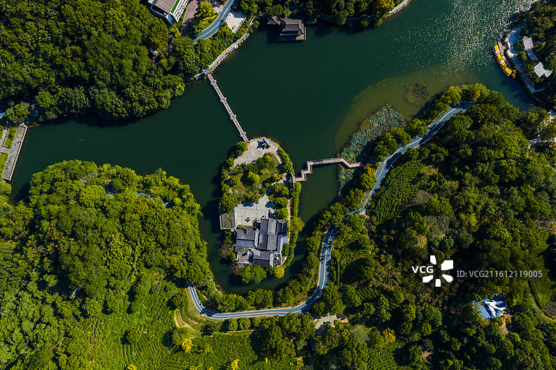 衢州市常山县东明湖公园图片素材