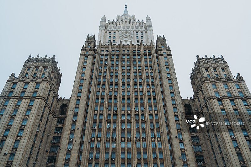 俄罗斯外交部大楼图片素材