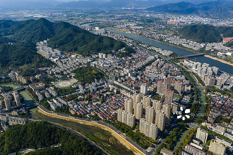 衢州市常山县城市风光图片素材
