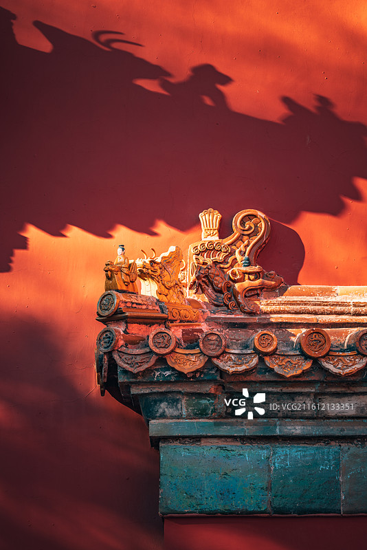 故宫里的光与影图片素材