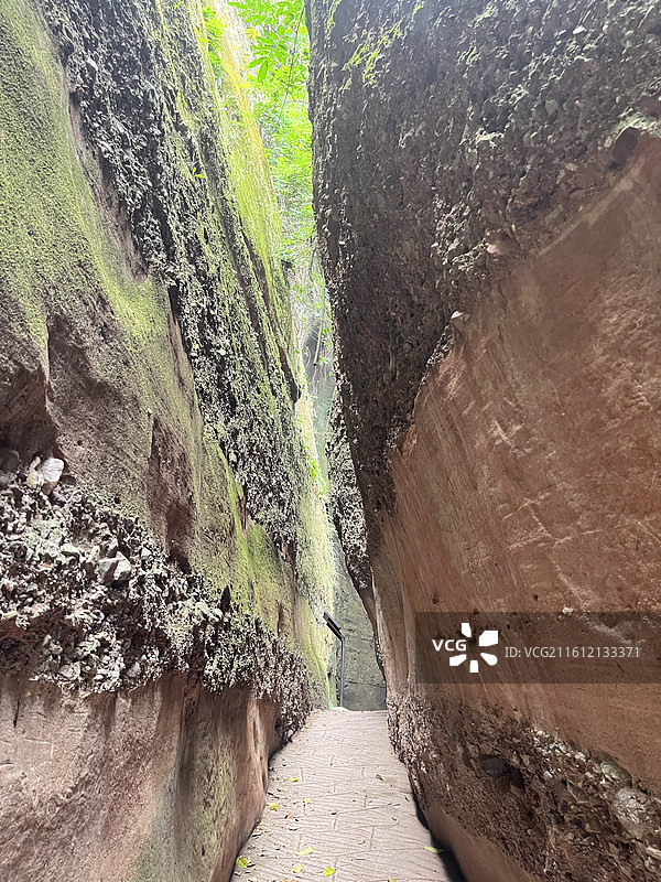 中国丹霞山世界地质公园长老峰景区图片素材
