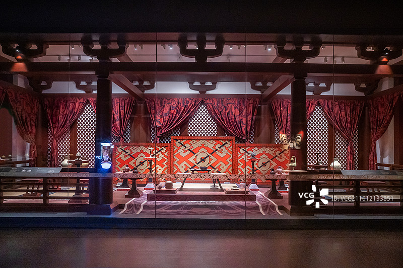 南昌汉代海昏侯国遗址博物馆展厅图片素材