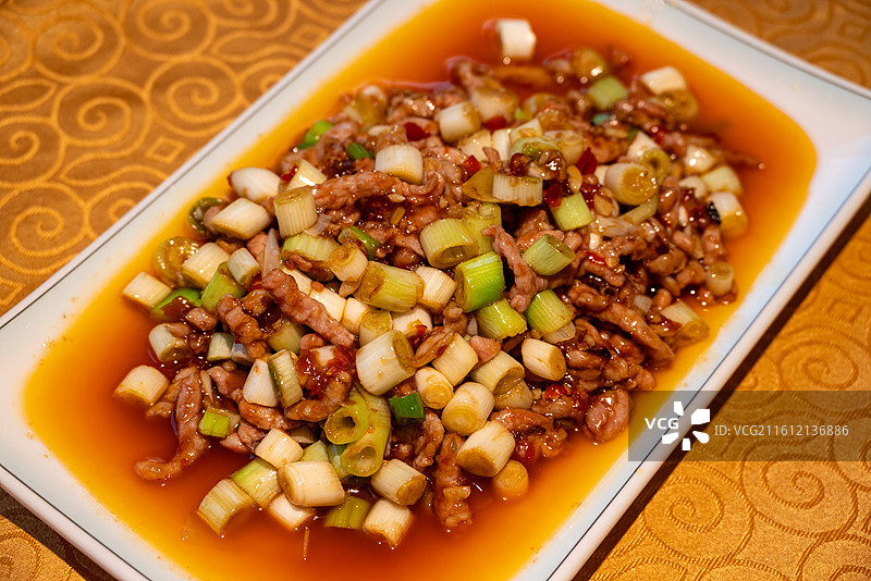 重庆特色菜肴鱼香肉丝图片素材