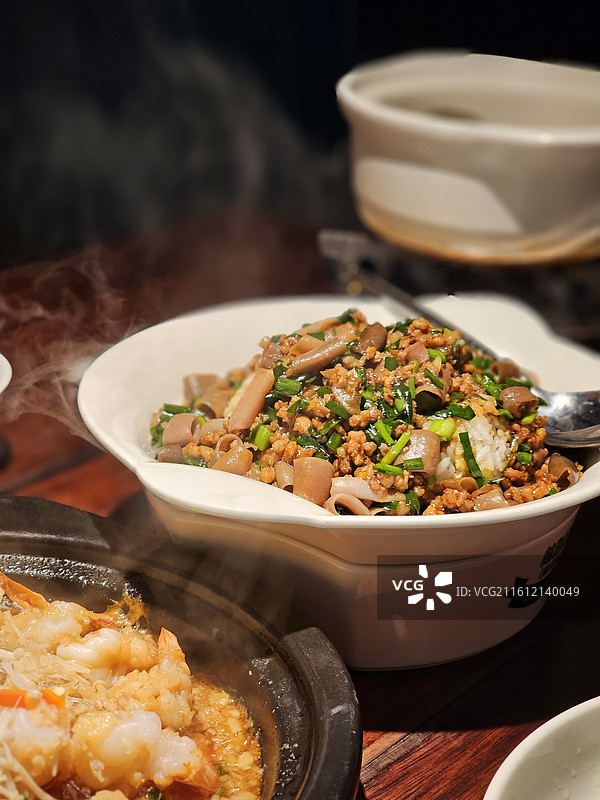 海肠捞饭图片素材