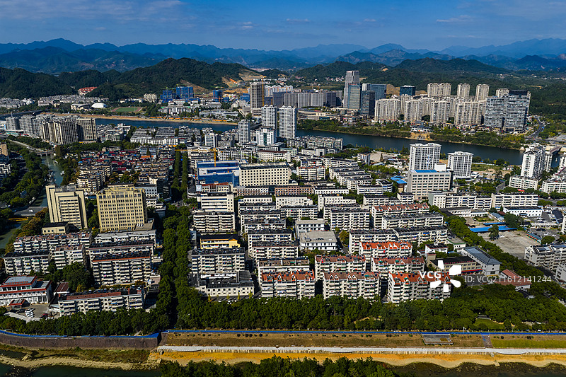 衢州市常山县城市风光图片素材