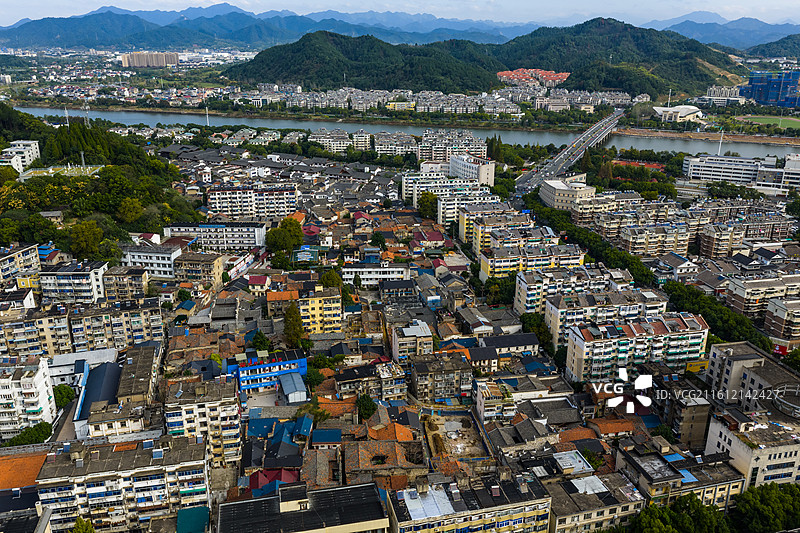 衢州市常山县城市风光图片素材