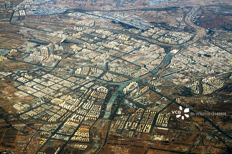 航拍内蒙古赤峰图片素材