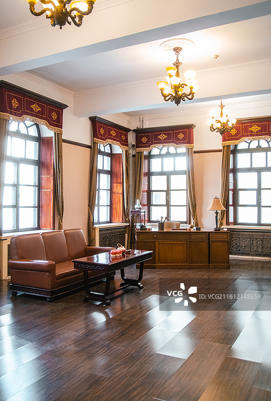 吉林长春伪满皇宫博物院勤民楼侍卫处图片素材