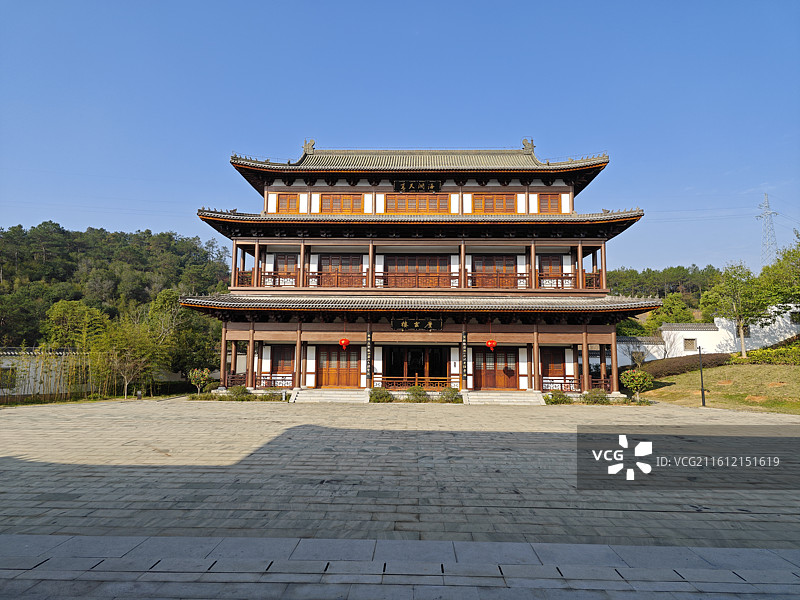 建阳考亭书院中国古建筑文物保护单位景区图片素材
