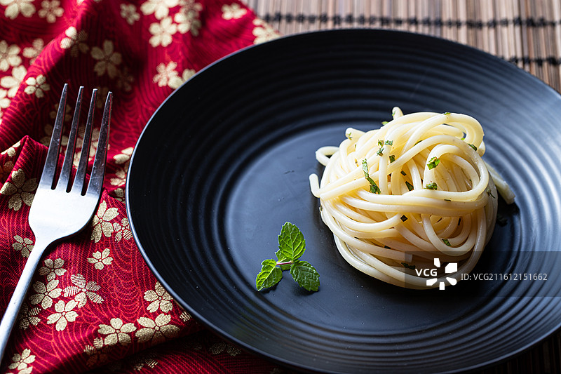 番茄肉酱意大利面图片素材