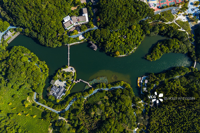 衢州市常山县东明湖公园图片素材