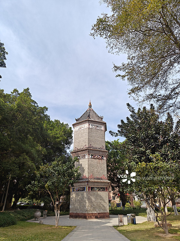 广州黄浦区文塔公园图片素材