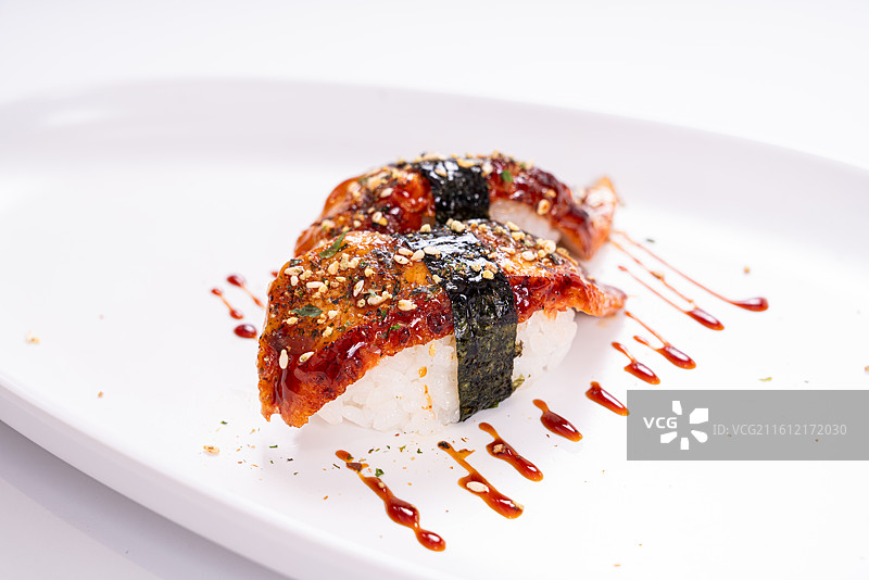 日式鳗鱼寿司图片素材