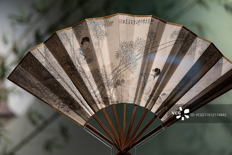 上海博物馆至扇至美上海博物馆藏历代扇面书画名品展图片素材