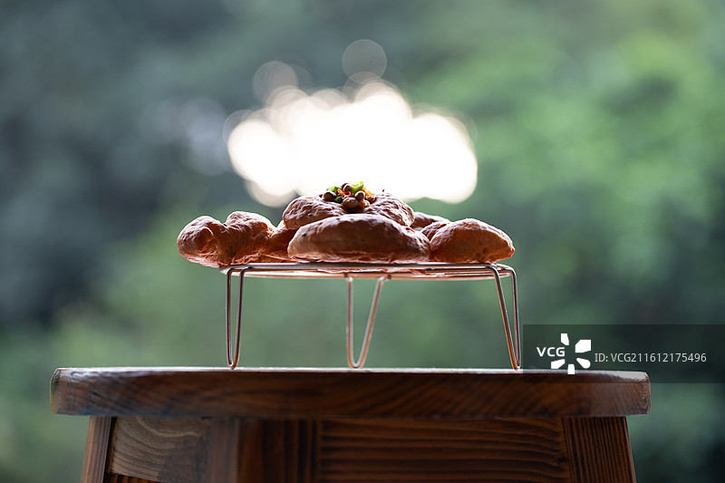 美味面包组合图片素材