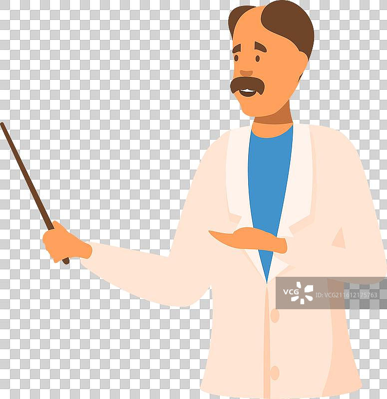 医生拿着指示棒讲解某事图片素材